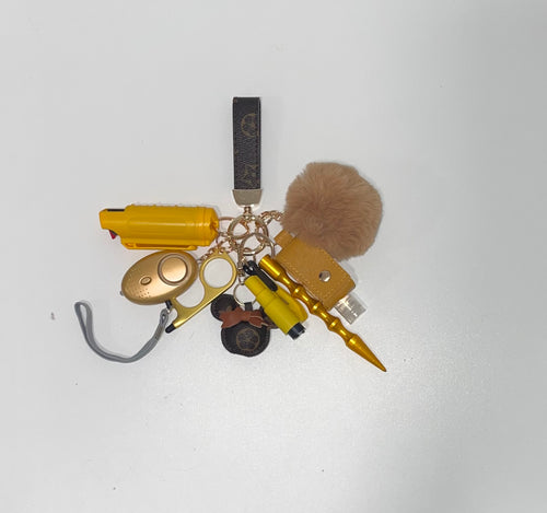 self defense keychain louis vuitton leather｜TikTok Search