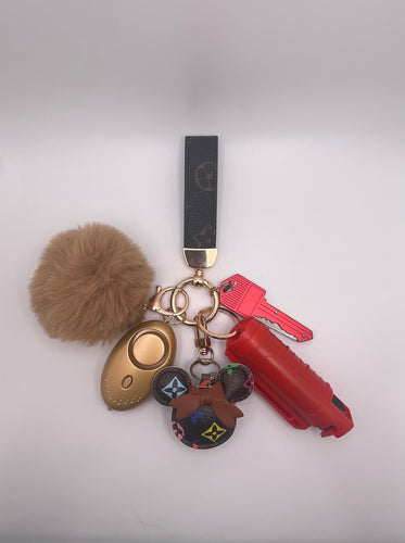 Checkered LV Self Defense Keychain – Jo's Safety Gadgets and More