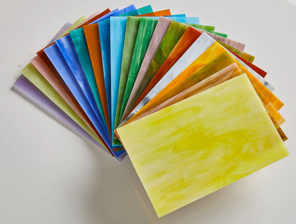 colored glass sheets