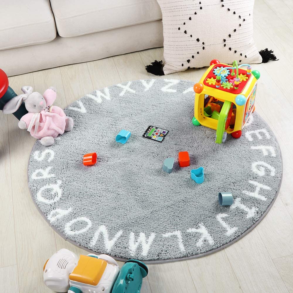 LIVEBOX Kids Rug City Life Playroom Carpet 4' x 6' Washable