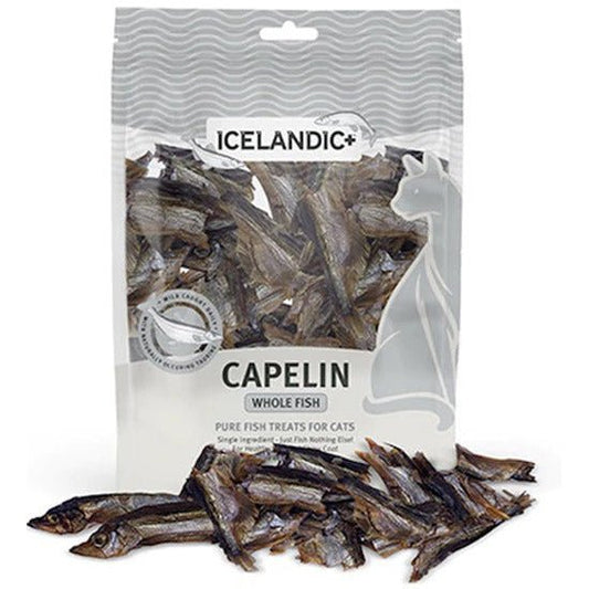 Icelandic+ Capelin Whole Fish & Pieces Cat Treat-1.5Oz Bag - Your Best Friend Pet Boutique