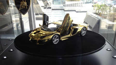 Golden Lambo by InstaBad Magazine