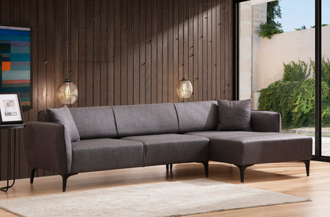 Poltrona Da Salotto Soggiorno, Stile Moderno Di Design Contemporaneo In  Tessuto Con Bottoni Colore Grigio Chiaro, Cm 84x79x86 H