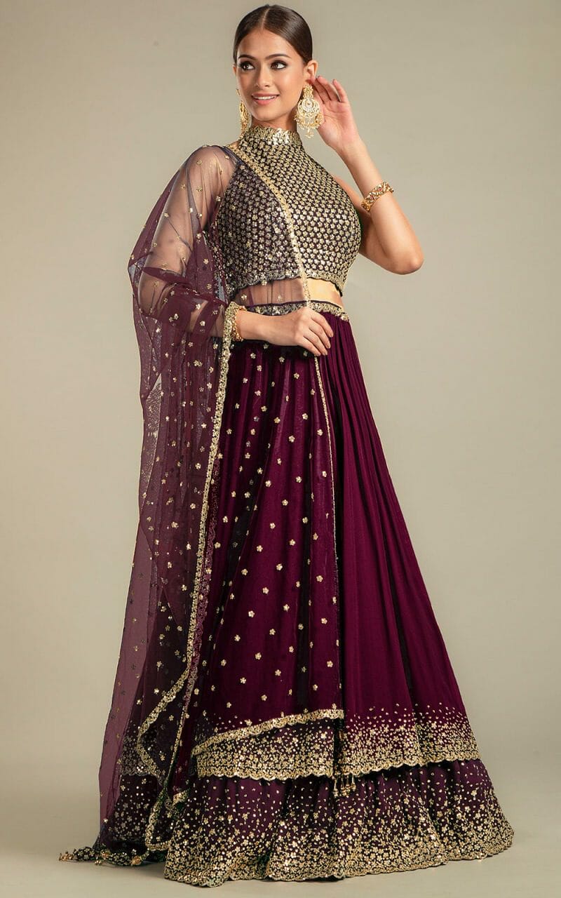 Pretty Rani Pink Lehenga Choli With Dupatta ,free Shipping Indian Ready to  Partywear Heavy Georgette With Embroidery Sequence Work Lehenga - Etsy