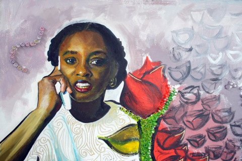 Mama Is A Rose by Miami Multidisciplinary Artist Yashiva Robinson 2008
