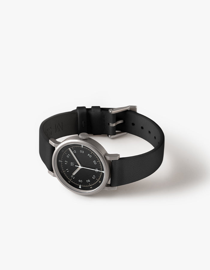 MUS-03 Black | 輕軍事風設計手錶| Maven Watches 台灣官方網站