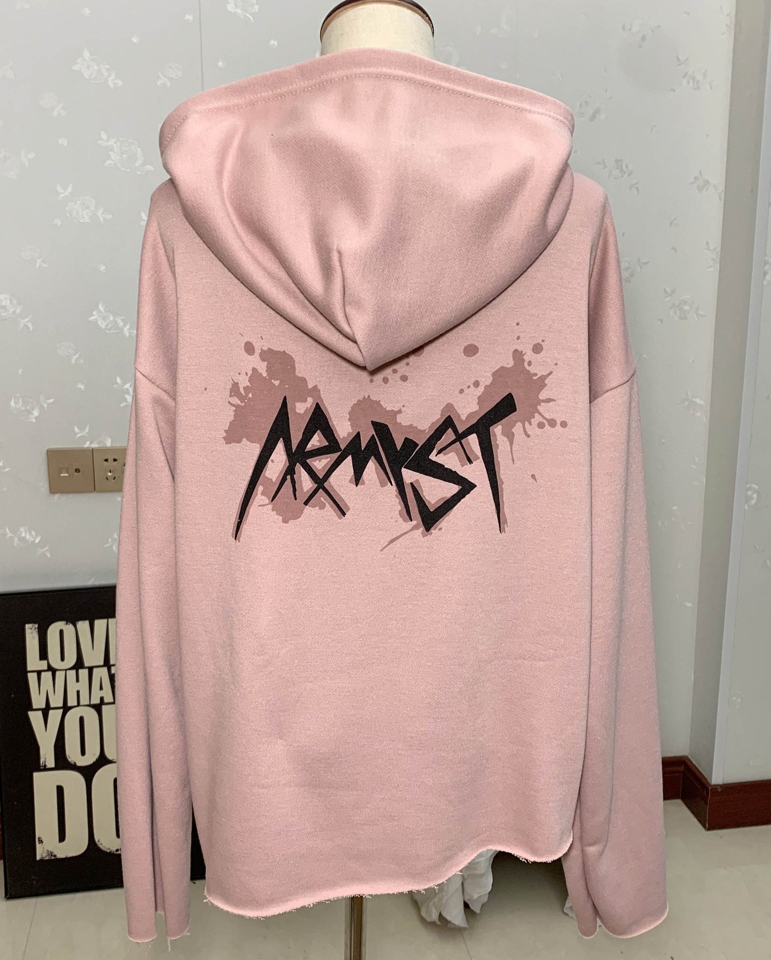 最前線の BTS 白 ジョングク L ARMYST ZIP-UP HOODY パーカー