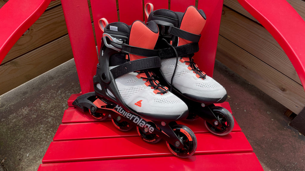 A photo of rollerblades