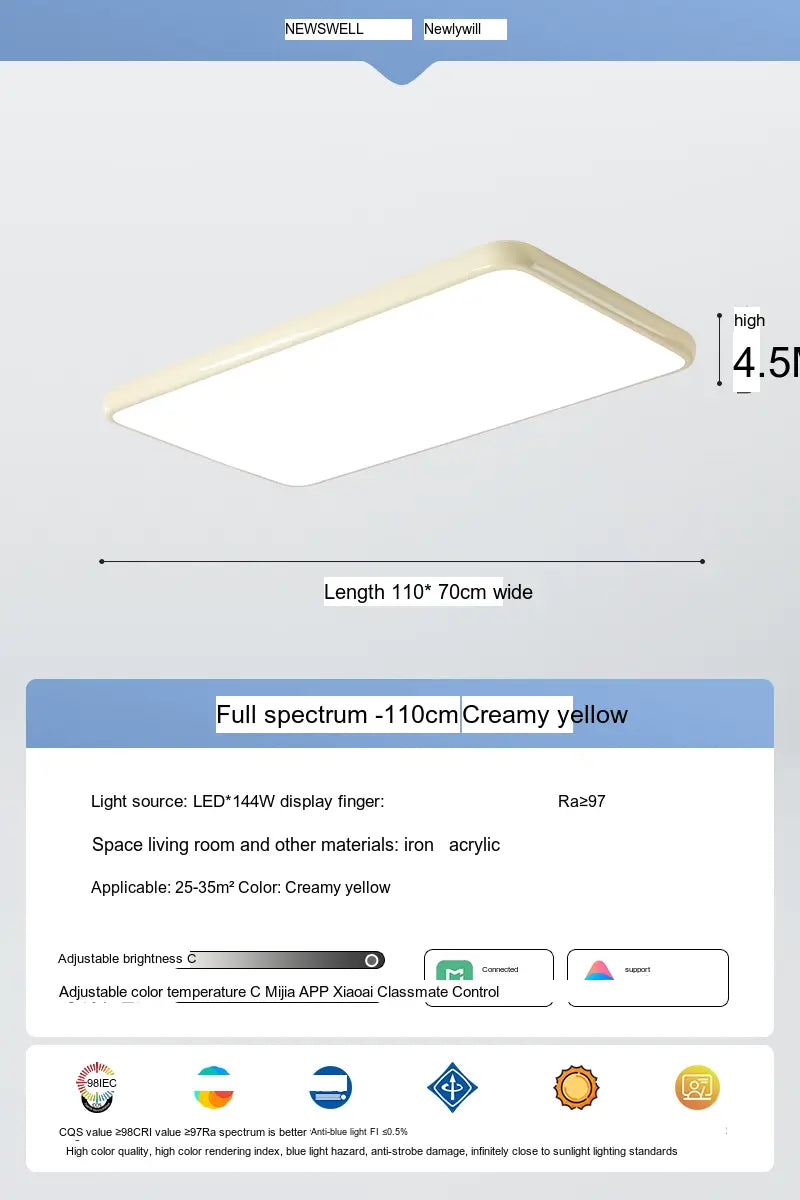 NEWVILLE Aisthea Elegant Minimalist Ceiling Light