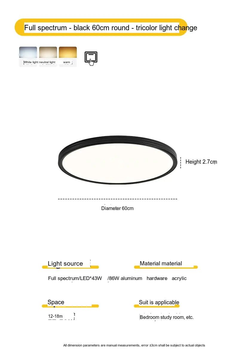 NEWVILLE Althea Sleek Modern Minimalistic Ceiling Light