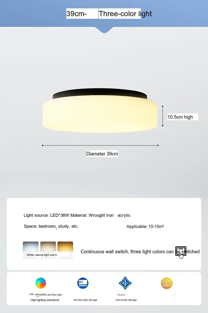 NEWVILLE Haruki Vintage Style Cream Table Lamp