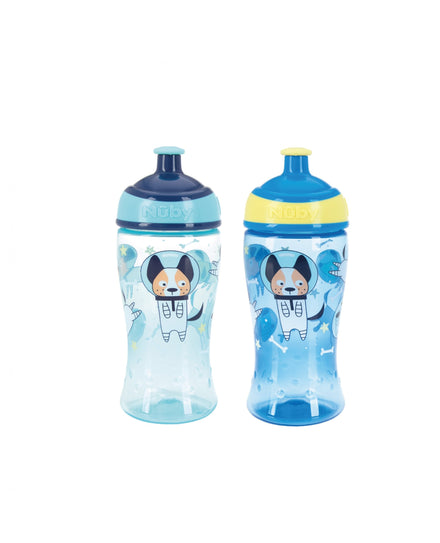 Super Flip Kids Water Bottle Rainbows 2 Pack, Kids Water Bottle