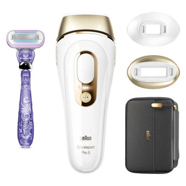 Braun IPL Long-Lasting Hair Removal for Women and Men, Silk Expert Mini  PL1014 with Venus Razor, Long-Lasting Hair Reducation in Hair Regrowth for