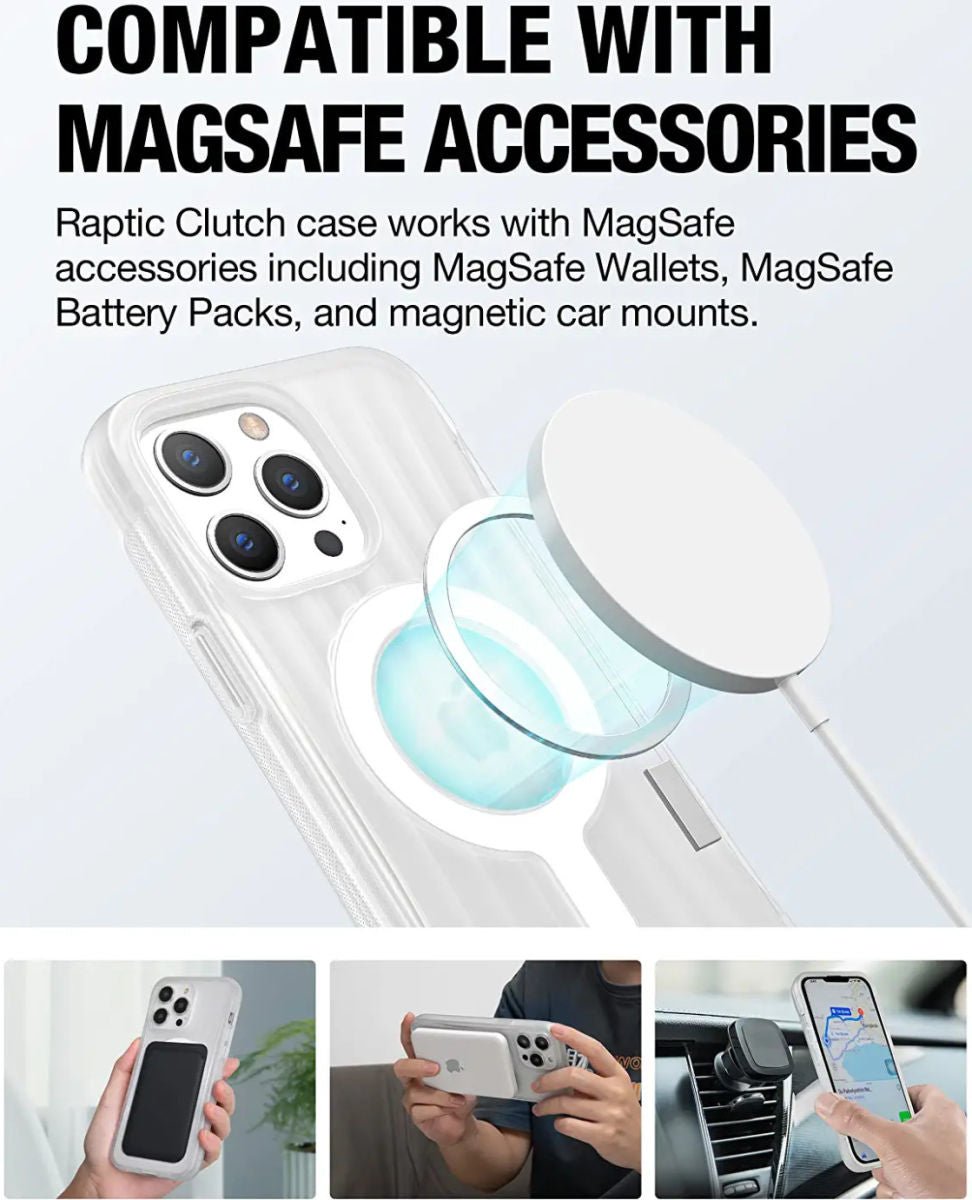 Indiener Pilfer Springen Raptic Clutch Apple iPhone 14 Pro Max 6.7 Case with MagSafe 2022 - Clear -  MoreShopping