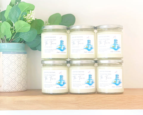 custom label candles