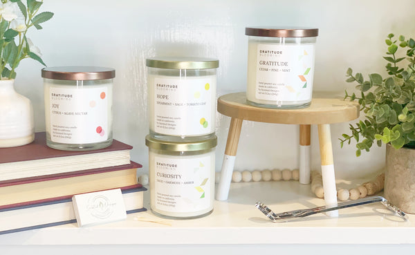 intention candles gift set