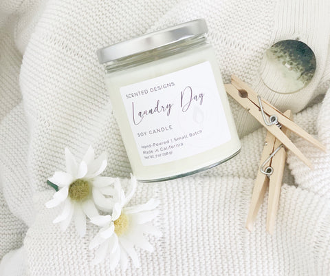 scented soy wax candle 