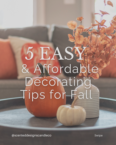 easy decorating tips for fall