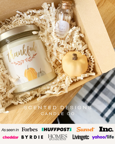 thankful candle gift set