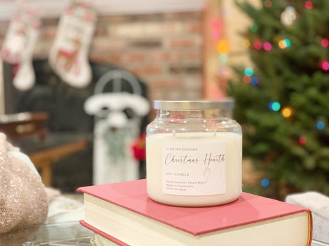 christmas hearth cozy candle