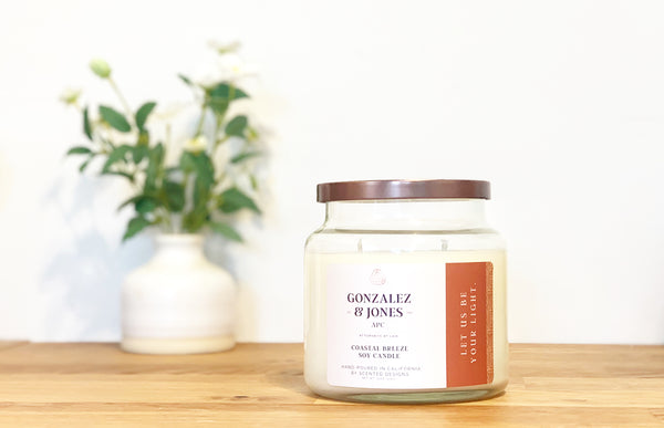 clean crafted soy candle for corporate gifting