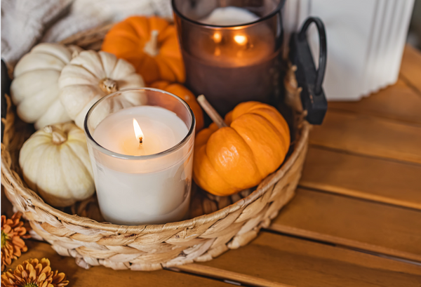 pumpkin scented candle