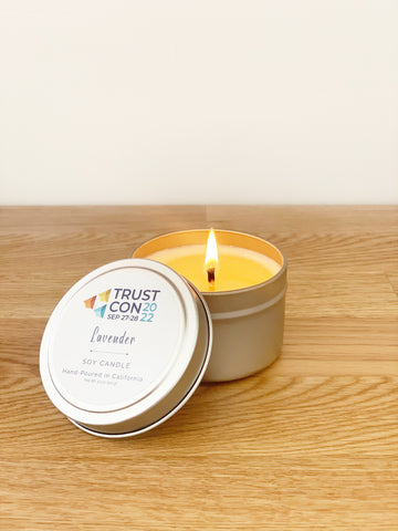 custom logo candle for corporate gifting