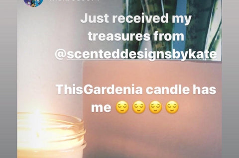 gardenia soy candle