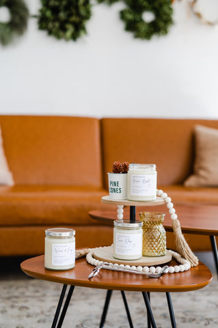 scented soy candles for living room