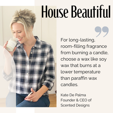 house beautiful - clean burning candles
