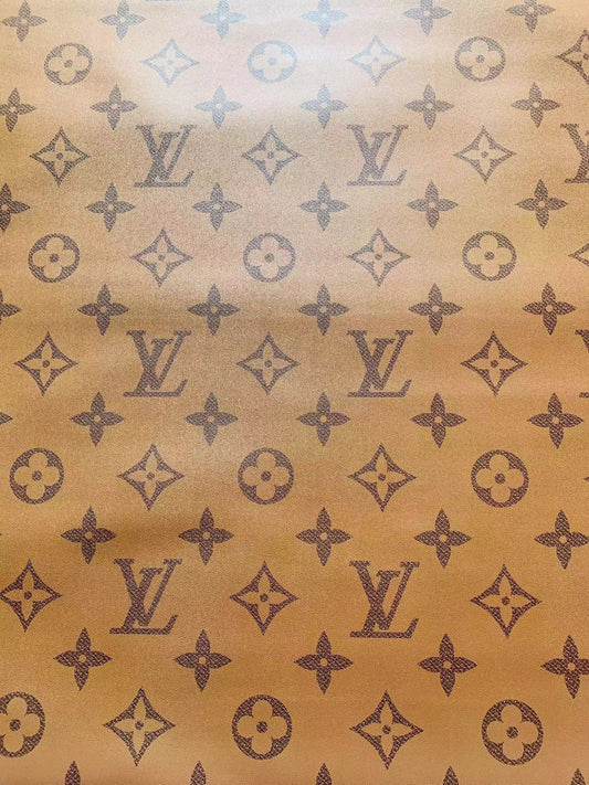 Fashion LV vinyl crafting leather fabric Bag leather ,shoes leather ,H –  chaofabricstore