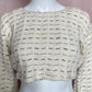 Reworked Vintage Reba Rose Crop Sweater, Size Medium