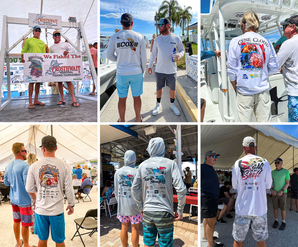 Fishing Tournament Shirt Samples for Boats and Teams