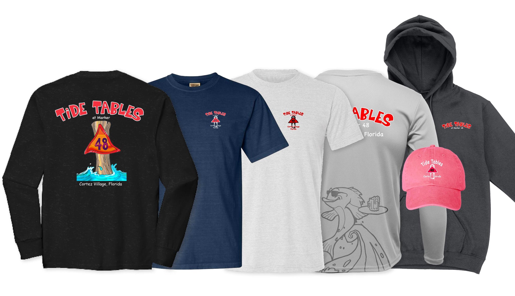 Branded t-shirt designs for Tide Tables in Bradenton, FL