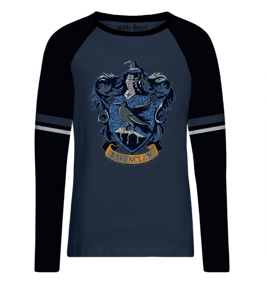 T-Shirt Serdaigle - Harry Potter - Femme - Paillettes Bleues - S, Bleu