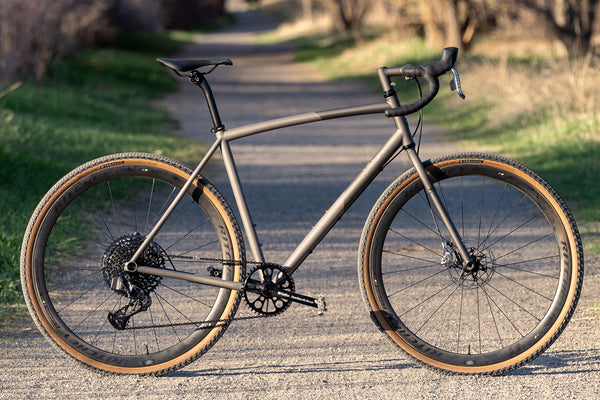 sklar custom titanium gravel bike