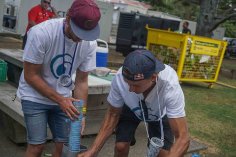 Team stacking cups