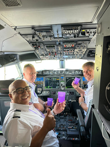 TURN reusable cups on flights