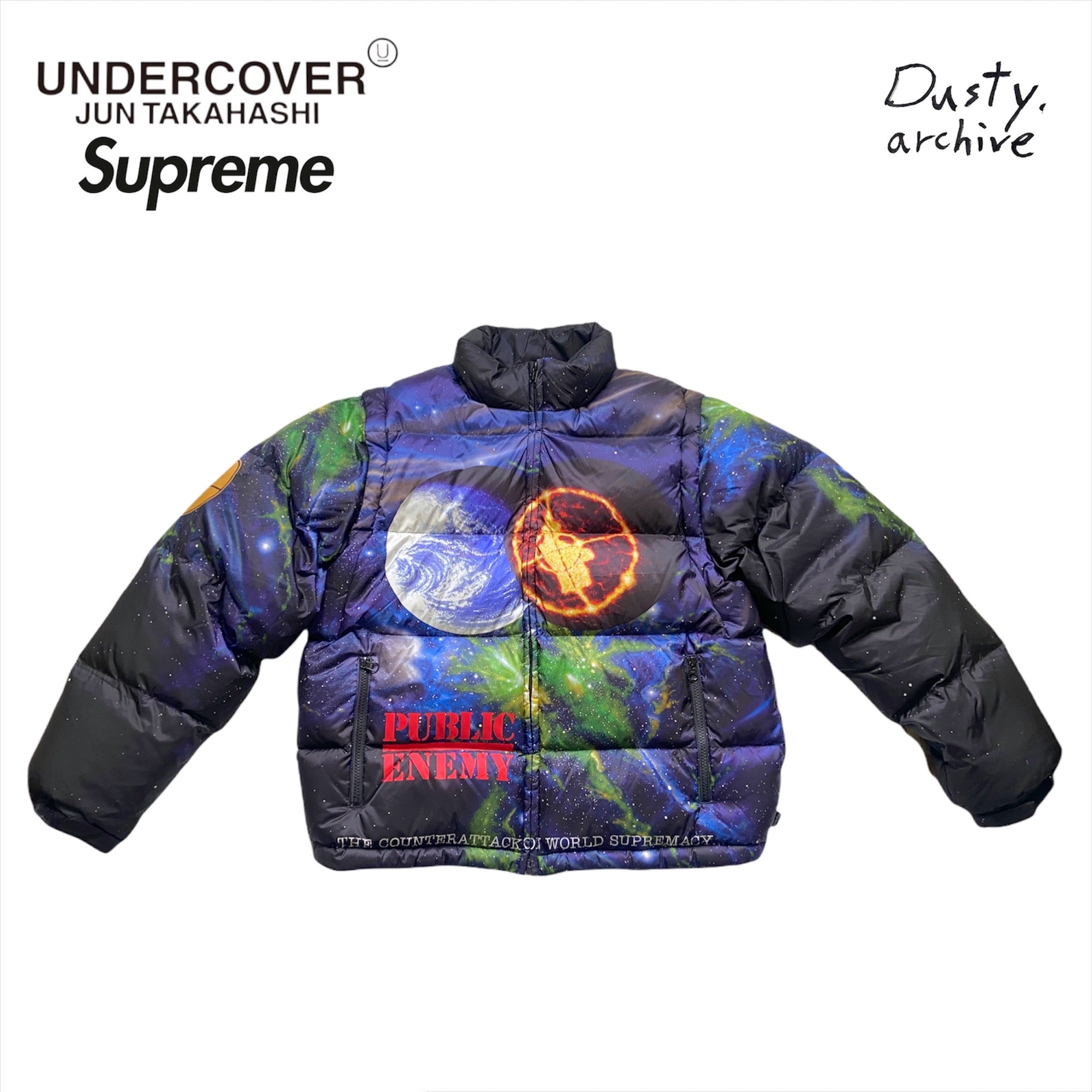 Undercover Supreme public enemy puffer jacket M – Dusty Archive