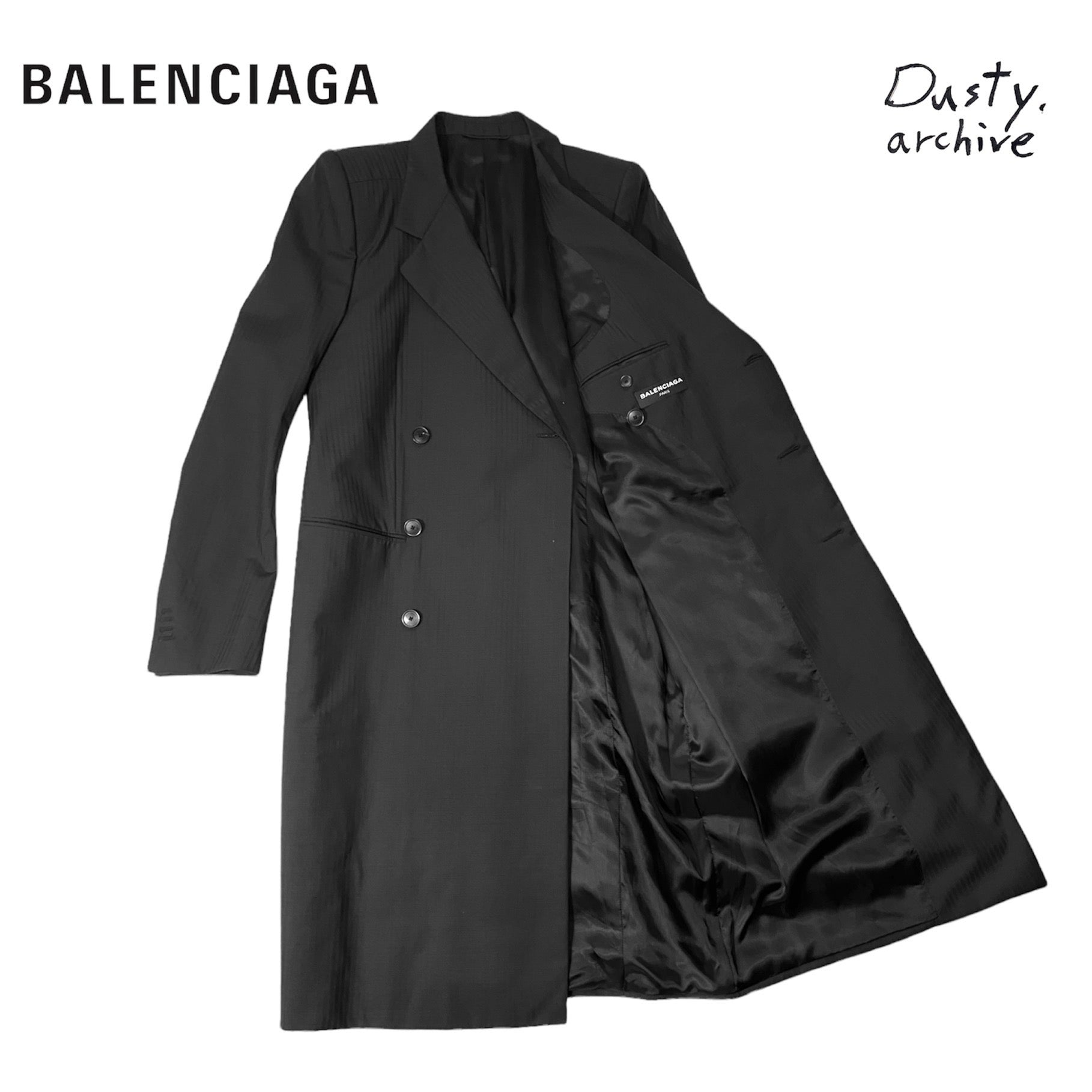 稀少 balenciaga 17ss shrunk coat-