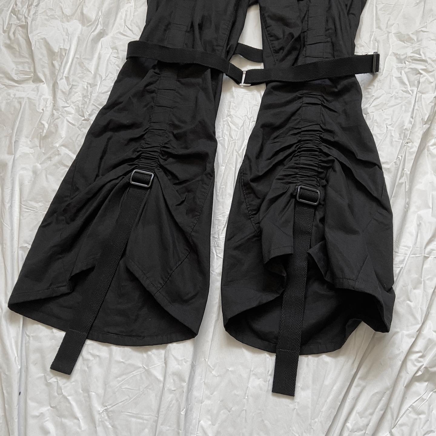 Junya Watanabe Spring 2003 black bondage parachute pants – Dusty