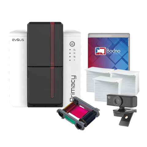 Evolis Primacy 2 ID Printer and Bodno supplies package