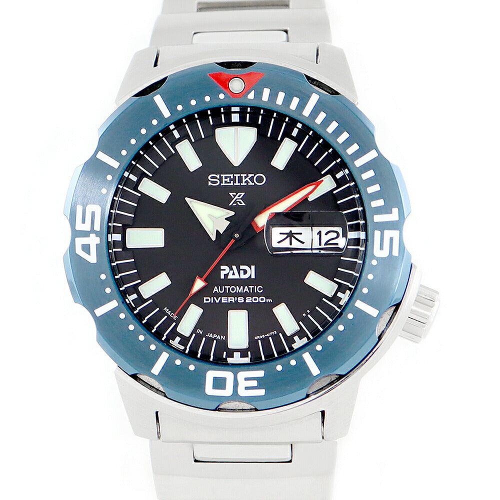 ☆SEIKO Seiko Prospex Padi 4R36-07N0 SBDY057 Date 200m Waterproof Black  Black SS Stainless Men Automatic Wind [6 months warranty] [Watch] [Used] –  IMPERIAL