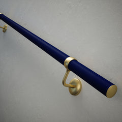 Navy Blue / Satin Brass