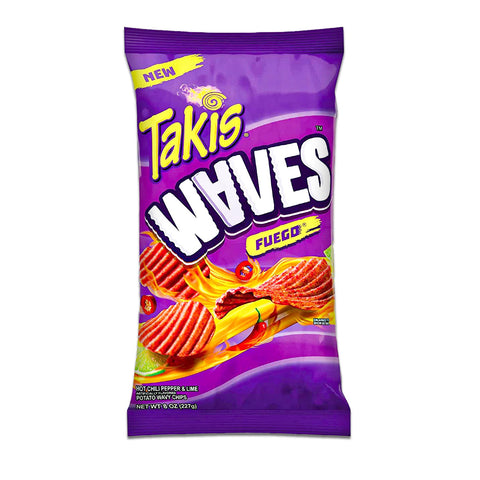 Takis Fuego Crisps 5.5 oz Sharing Size Can, Hot Chili Pepper & Lime Potato  Crisps