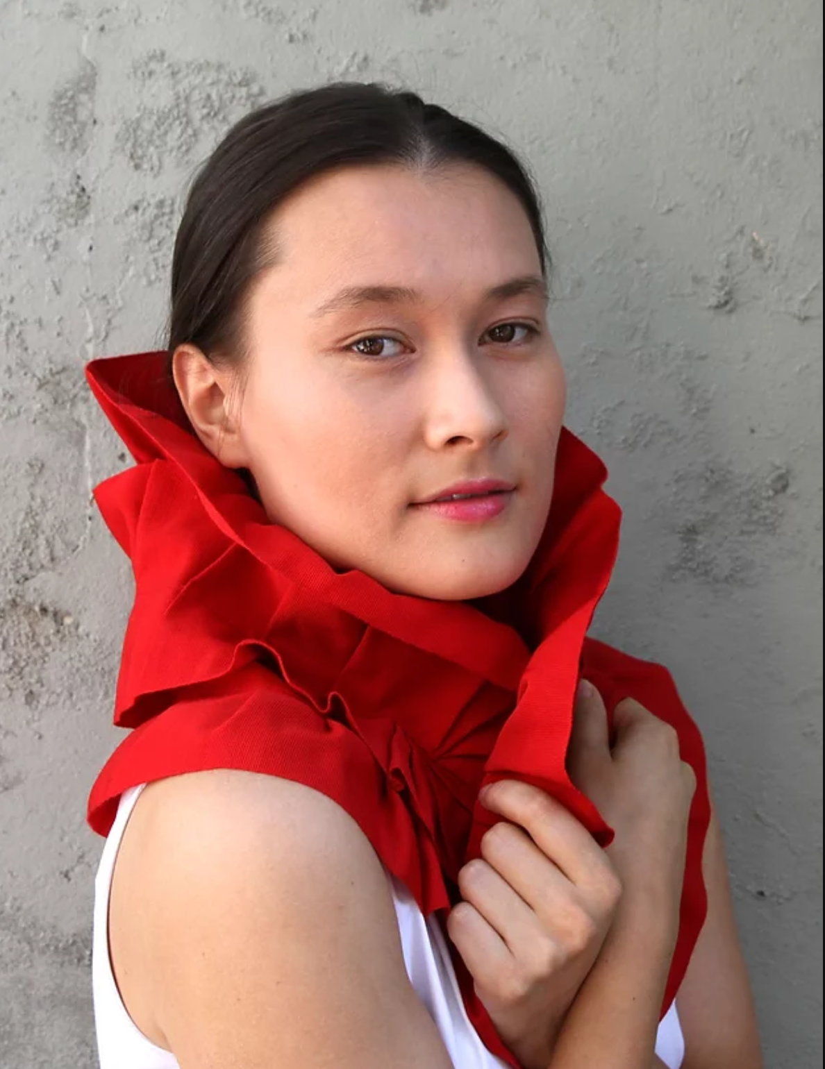 frill scarf