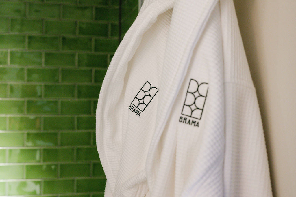 Bathrobes designed and produced by The Fine Cotton Company for hotel design Brama
