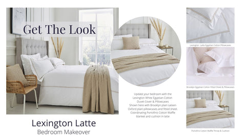 Lexington Latte Bed Linen, Duvet and Pillowcase Ideas