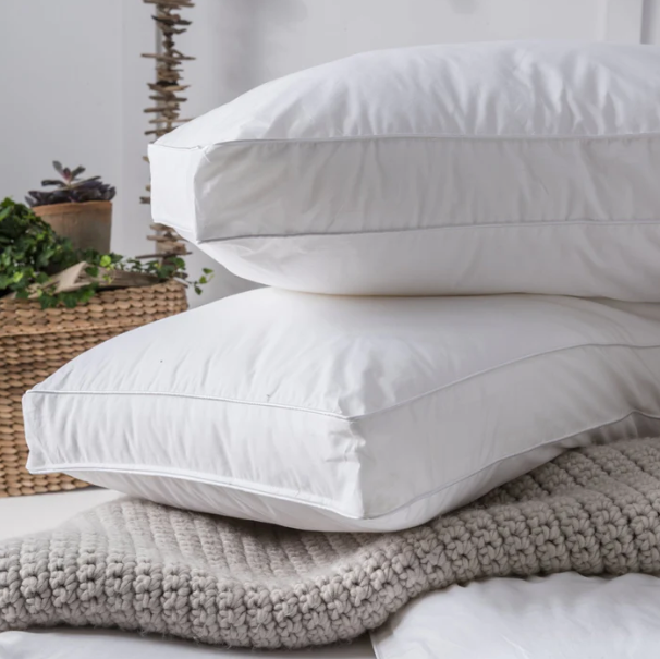 Vegan Smart Down Recycled  best pillows Collection by The Fine Cotton Company