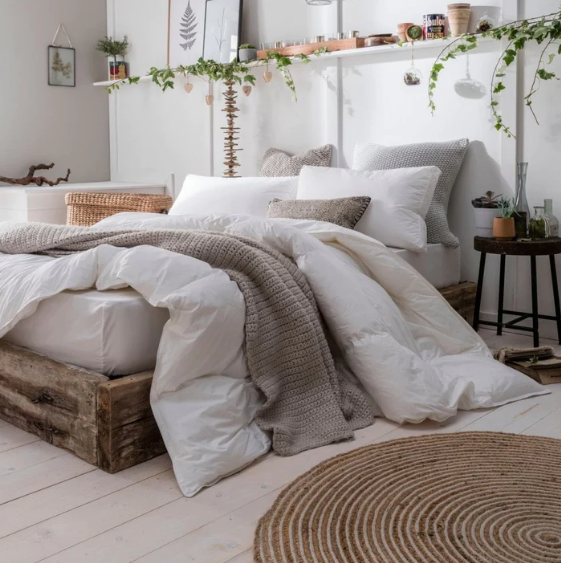 Vegan Smart Down Recycled Pillow Collection from The Fine Cotton Company
